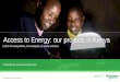 Access to Energy: our projects in Kenya