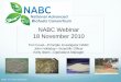 NABC Webinar 18 November 2010 - Energy