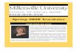 Spring 2020 Newsletter - Millersville University