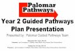 Plan Presentation Year 2 Guided Pathways