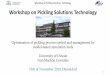 Workshop on Pickling Solutions Technology