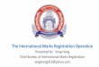 The International Marks Registration Operation
