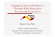 Engaging Social Workers in Disaster Risk Reduction Across 