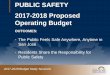 PUBLIC SAFETY 2017-2018 Proposed Operating Budget