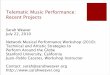 Telematic Music Performance: Recent Projects