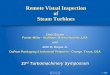 Remote Visual Inspection of Steam Turbines