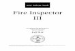 Fire Inspector III - MFRI