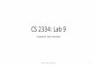 CS 2334: Lab 9