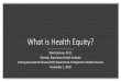 Why Health Equity? - ICTR
