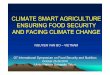 CLIMATE SMART AGRICULTURE ENSURING FOOD SECURITY …
