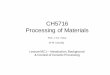 CH5716 Processing of Materials - University of St Andrews