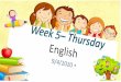 Our lessons : English