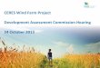 CERES Wind Farm Project Development Assessment Commission 