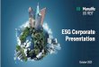 ESG Corporate Presentation