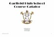 Garfield High School Course Catalog