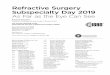 Refractive Surgery Subspecialty Day 2019
