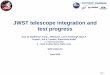 JWST telescope integration and test progress