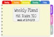 Weekly Plans s Ms. Ruan 310 - Chicago Public Schools
