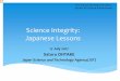 Science Integrity: Japanese Lessons