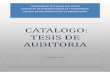catalogo tesis auditoria - iese.umss.edu.bo