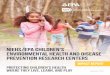 NIEHS/EPA Children's Environmental Health and Disease 