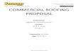 COMMERCIAL ROOFING PROPOSAL