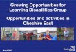 Growing Opportunities for Learning Disabilities Group 