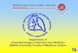 Department of Anaesthesiology & Intensive Care Medicine 