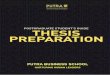 Guide to Thesis Preparation - Putra Business School