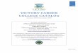 VICTORY CAREER COLLEGE CATALOG