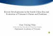 Recent Developments in the South China Sea and
