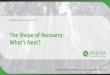 The Shape of Recovery Webinar - Small Business Association 