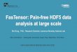 FasTensor: Pain-free HDF5 data analysis at large scale