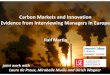 Carbon Markets and Innovation Evidence from Interviewing 