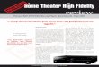 Home Theater High Fidelity - pioneerelectronics.com