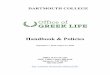 Greek Life Handbook - Dartmouth College