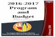Program and Budget Handbook