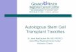 Autologous Stem Cell Transplant Toxicities
