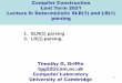 Compiler Construction Lent Term 2021 Lecture 6 