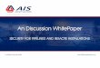 An Discussion WhitePaper