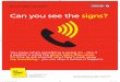Can you see the signs? - RCPsych