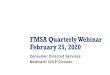 FMSA Quarterly Webinar February 25, 2020 - hhs.texas.gov
