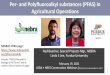 Per- and Polyfluoroalkyl substances (PFAS) in Agricultural 