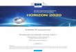 H2020 Programme Proposal template 2016-2017