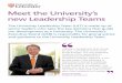 Meet the University’s new Leadership Teams - le.ac.uk