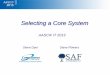 Selecting a Core System - AASCIF