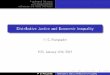 Distributive Justice and Economic Inequality