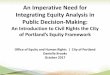 An Imperative Need for Integrating Equity Analysis in 