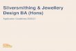 Silversmithing & Jewellery Design BA (Hons)