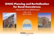 (S454) Planning and Revitalization for Rural Downtowns